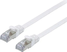 Equip FLAT Flach-Patchkabel, Cat6a, U/FTP, RJ-45/RJ-45, 5m, weiß