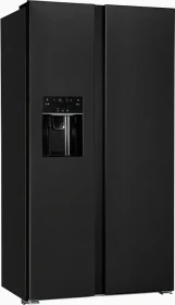 Exquisit SBS 520-CF-040E Side-by-Side inox-look az