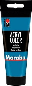 Marabu Acryl Color Acrylfarbe, cyan, 100ml