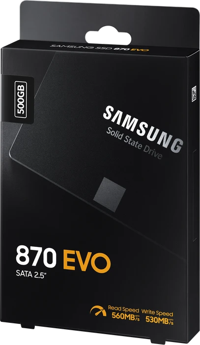 Samsung SSD 870 EVO 500GB, 2.5" / SATA 6Gb/s