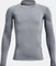 Under Armour HeatGear Armour Mock Funktionsshirt langarm steel/black (Junior) Vorschaubild