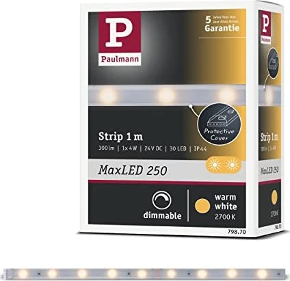 Paulmann MaxLED 250 Strip LED-Streifen 4W warmweiß beschichtet 1m