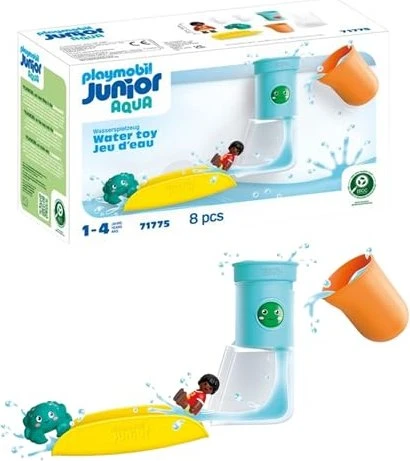 playmobil Junior Aqua Wasserfalltank mit Rutsche