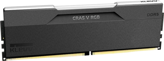 Klevv Cras V RGB Obsidian Black UDIMM 32GB Kit, DDR5-6000, CL30-38-38-78