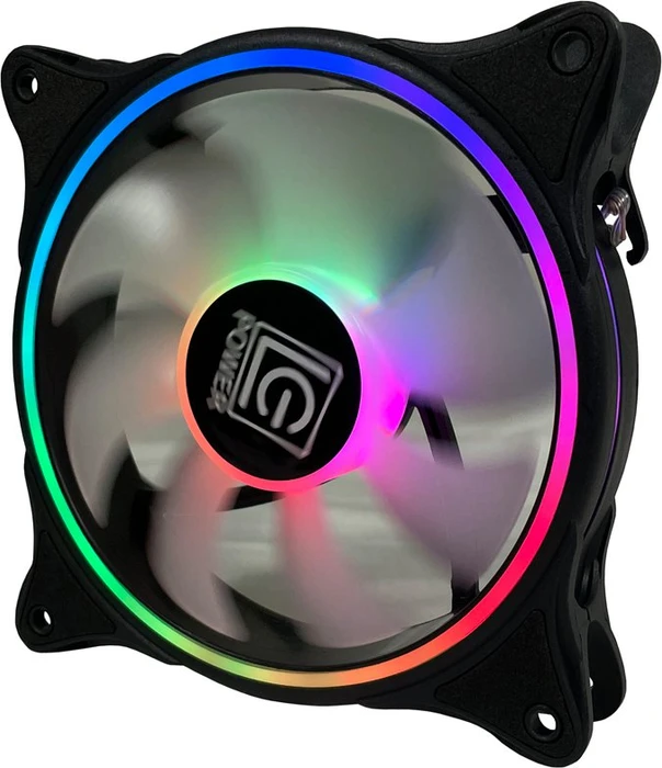 LC-Power Case Fan 120mm ARGB, schwarz, 120mm