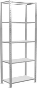 Schulte Lagertechnik Multiplus 150 Schwerlastregal 75x200x40cm lichtgrau