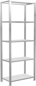 Schulte Lagertechnik Multiplus 150 Schwerlastregal 75x200x40cm lichtgrau