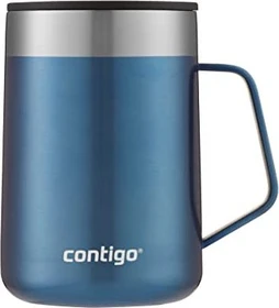 Contigo Streeterville Thermalock Desk Mug Isolierbecher 420ml blue corn