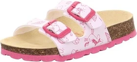 Superfit Fussbettpantoffel weiß/pink (Junior)