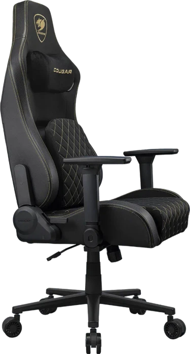 Cougar Defensor Gold F CGR-DFF-GLB Gamingstuhl, schwarz/gold (3MDFFGLB.0001) – Bild 4 von 12