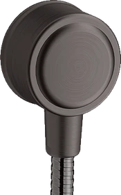 Hansgrohe Axor Montreux Wandanschluss mit Rückflussverhinderer brushed black chrome