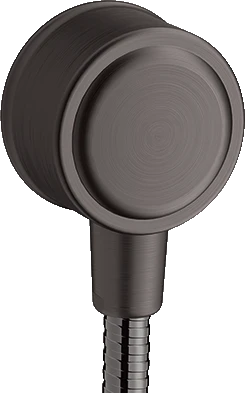 Hansgrohe Axor Montreux Wandanschluss mit Rückflussverhinderer brushed black chrome