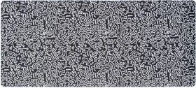 Grupo Erik Editores Keith Haring XL Mousepad, 800x350mm, schwarz/weiß