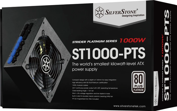 SilverStone Strider Platinum PTS Series 1000W, ATX 2.4