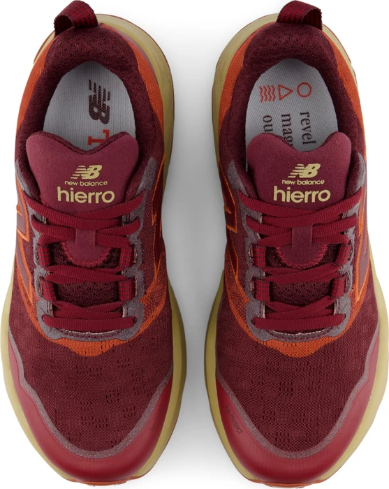 New Balance Fresh Foam X Hierro v9 mulled wine/neo flame (Damen)