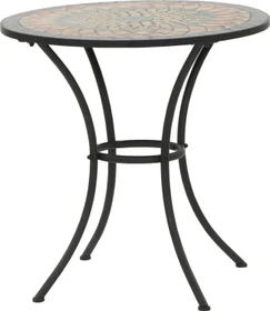 Siena Garden Prato Gartentisch 70cm schwarz