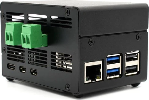 KKSB Gehäuse für Raspberry Pi 5, kompatibel mit Raspberry Pi DigiAMP+ HAT, schwarz