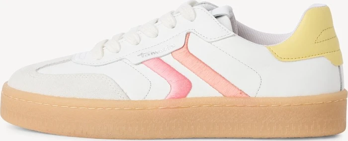 Tamaris Ledersneaker Low weiß (Damen)
