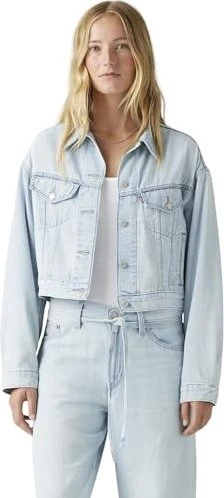 Levi's Shrunken '90s Trucker Linen Jeansjacke luxury trip (Damen)