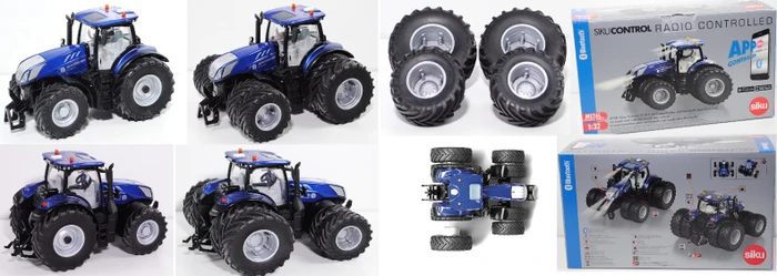 SIKU Control32 New Holland T7.315 mit Doppelreifung und Bluetooth App-Steuerung