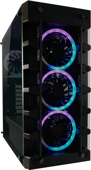 LC-Power Gaming 709B Solar_System_X, Glasfenster