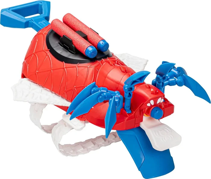 Hasbro Nerf Marvel Mech Strike Mechasaurs Spider-Man Arachno Blaster