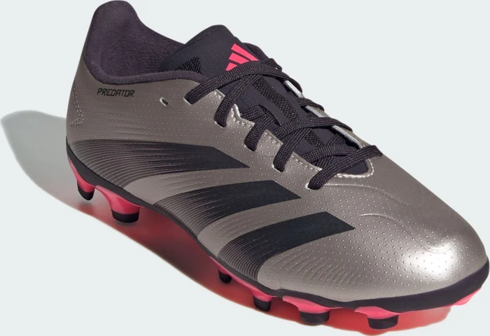 adidas Predator League MG platinum metallic/aurora black/turbo (Junior)