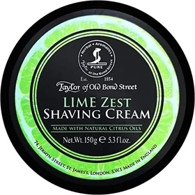 Taylor of Old Bond Street Lime Zest Rasiercreme, 150g