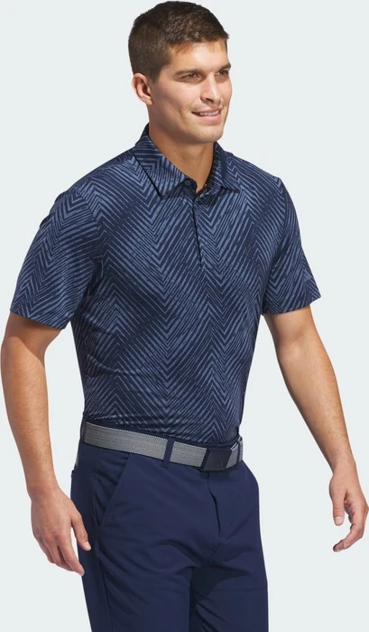 adidas Ultimate365 Allover Print Poloshirt kurzarm collegiate navy/preloved ink (Herren)