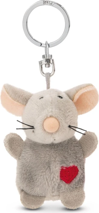 Nici Maus mit Herz Schlüsselanhänger 5cm