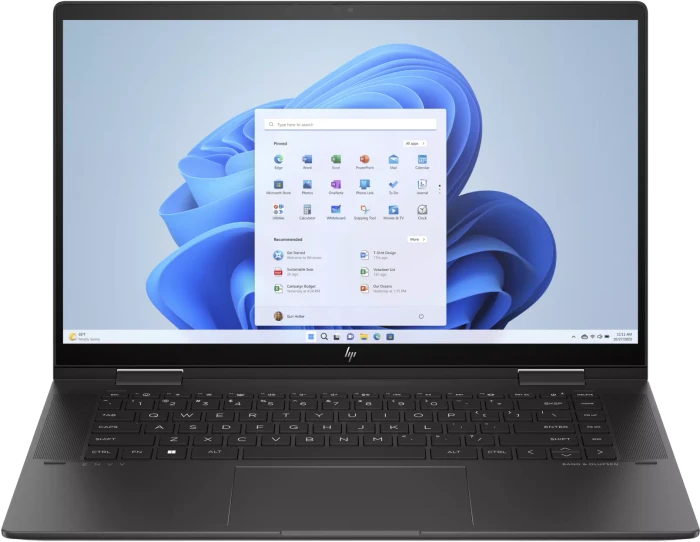 HP Envy x360 2-in-1 15-fh0155ng, Nightfall Black, Ryzen 5 7530U, 16GB RAM, 512GB SSD, DE