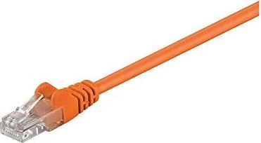 goobay Patchkabel, Cat5e, U/UTP, RJ-45/RJ-45, 10m, orange