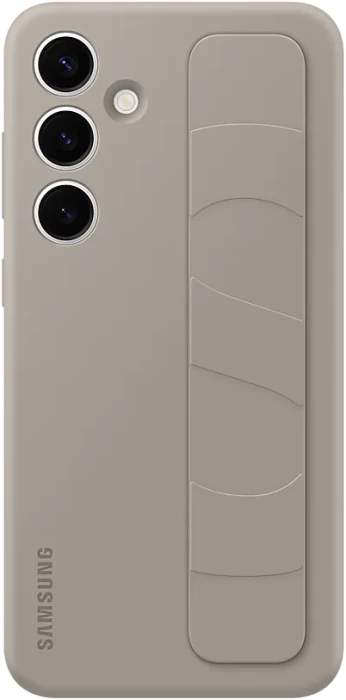 Samsung Silicone Grip Case für Galaxy S24+ taupe