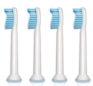 Philips HX6054/05 Sonicare Sensitive Ersatzbürste, 4 Stück