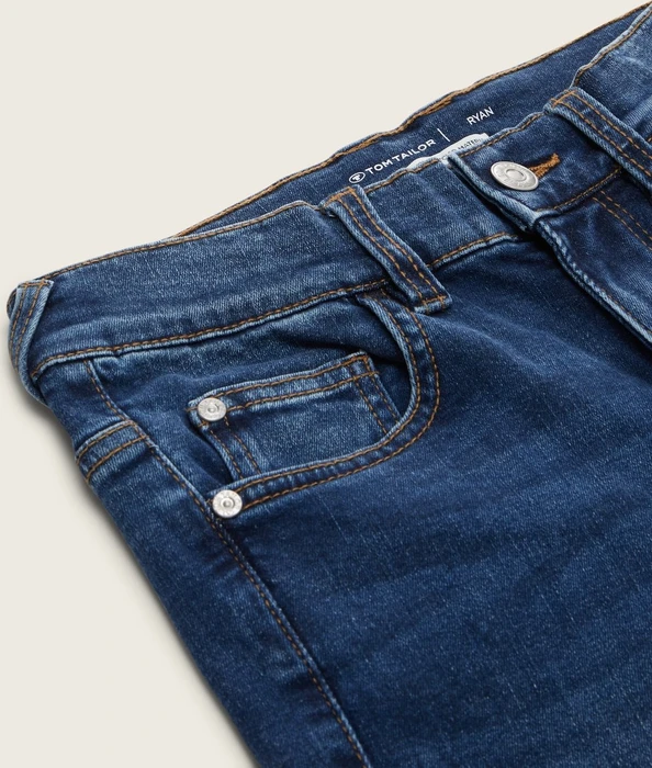 Tom Tailor Ryan Jeans mit recycelter Baumwolle Jeans stone blue denim (Junior)