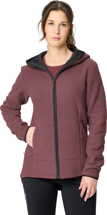 Vaude Neyland II Fleece Hooded Jacke ruby dusk (Damen)