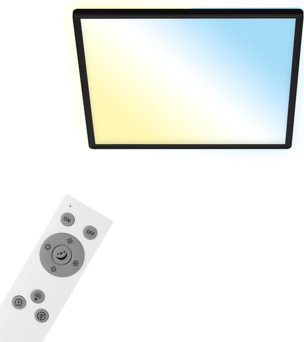 Briloner Slim S LED Deckenleuchte 22W 42cm schwarz