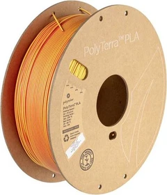 Polymaker PolyTerra PLA Dual, Sunrise (Red-Yellow), Spule, 1.75mm, 1.00kg