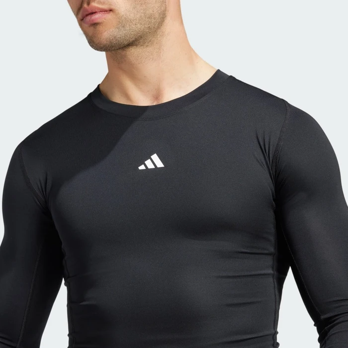 adidas Techfit Compression Training Kompressionsshirt langarm schwarz (Herren)