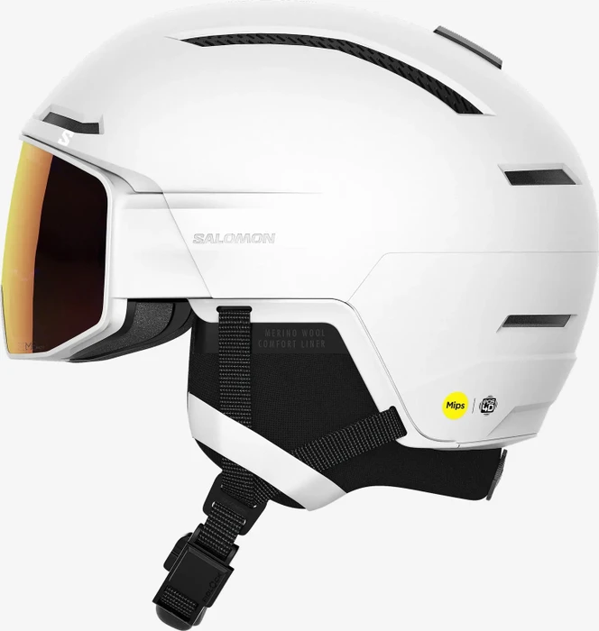Salomon Driver Prime Sigma Photo MIPS Helm weiß