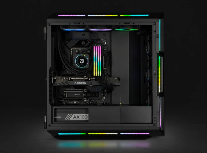 Corsair Vengeance RGB grau UDIMM 32GB Kit, DDR5-6000, CL36-44-44-96