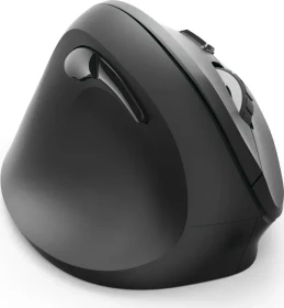 Hama EMW-500L Vertical Wireless Maus schwarz, Linkshänder, USB (00182697)