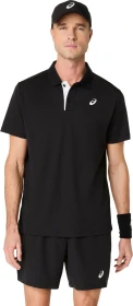 Asics Court Poloshirt kurzarm performance black (Herren)