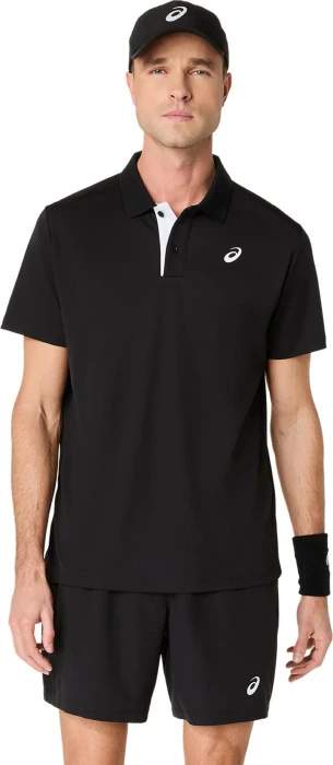 Asics Court Poloshirt kurzarm performance black (Herren)