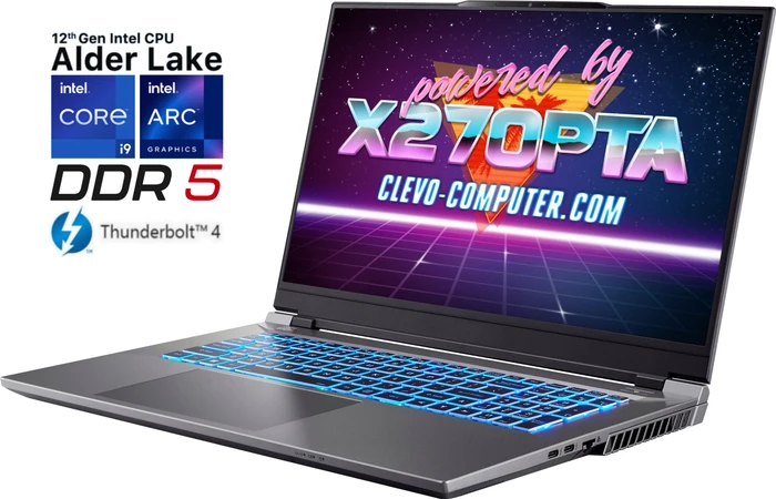 Clevo X270PTA, Core i9-12900H, 16GB RAM, 512GB SSD, Arc A770M Graphics, DE