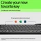 HP 400 Backlit Wired Keyboard, Jet Black, LEDs weiß, USB, DE Vorschaubild