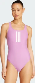 adidas 3-Streifen V-Back Badeanzug preloved purple/white (Damen)