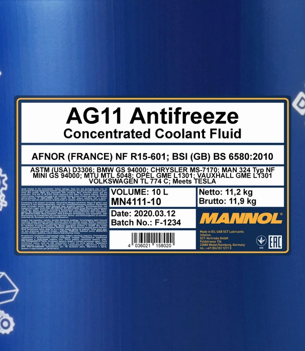Mannol AG11 10l