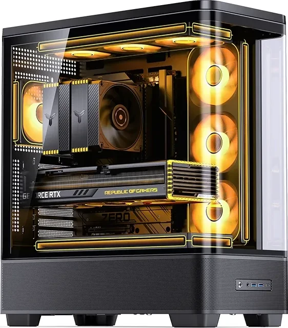 Jonsbo TK-5 Black, Glasfenster