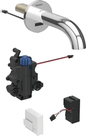 Geberit Piave Waschtischarmatur mit Netzbetrieb und Thermostatmischer 22cm für UP-Funktionsbox glanz-verchromt